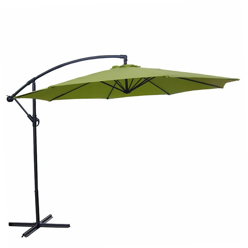 Swimming Pool Side Popular Hanging Cantilever Umbrella Outdoor Patio Offest Parasols Umbrella with Crank Handle