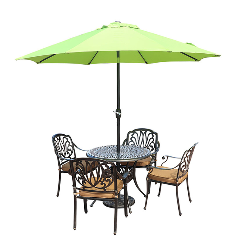 Outdoor Patio Umbrella Garden Yard Market Table Umbrellas with Push Button Tilt/Crank