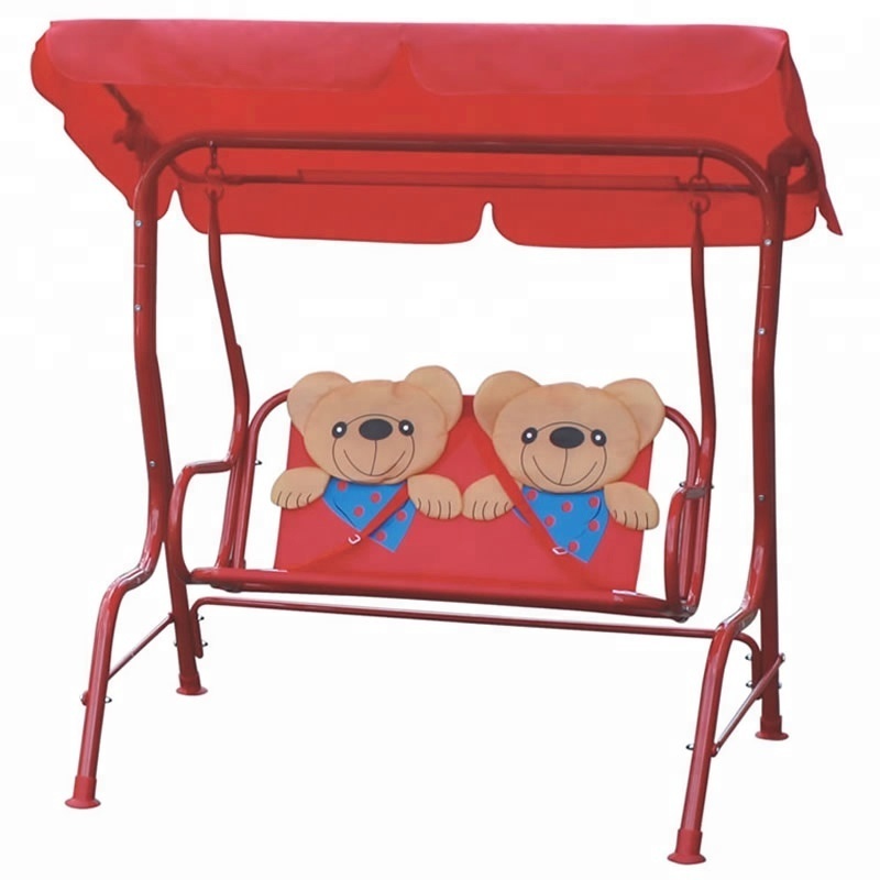 Leisure kids canopy swing 2 seats swing for children garden products