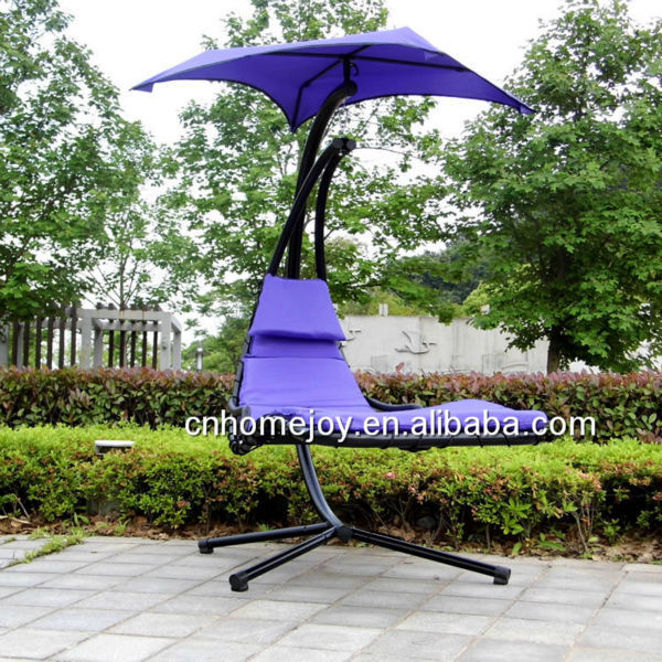 Deluxe Lounger Moon  Modern Swing Chair with Umbrella