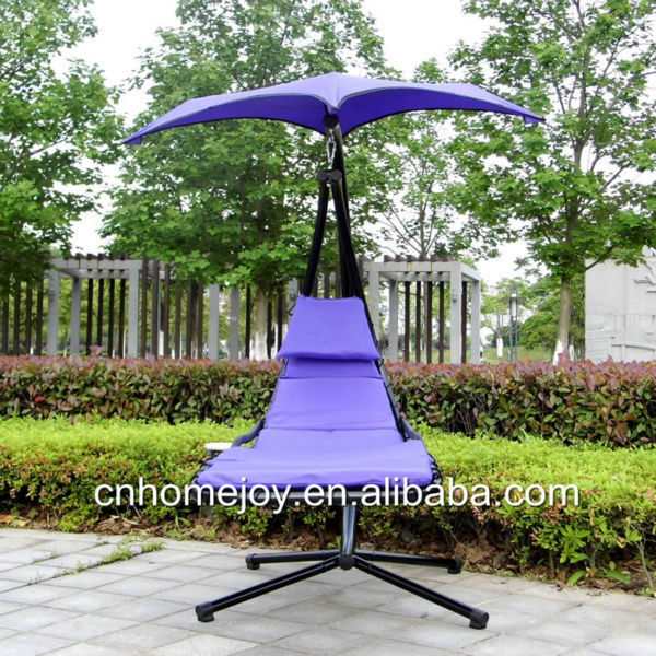 Deluxe Lounger Moon  Modern Swing Chair with Umbrella