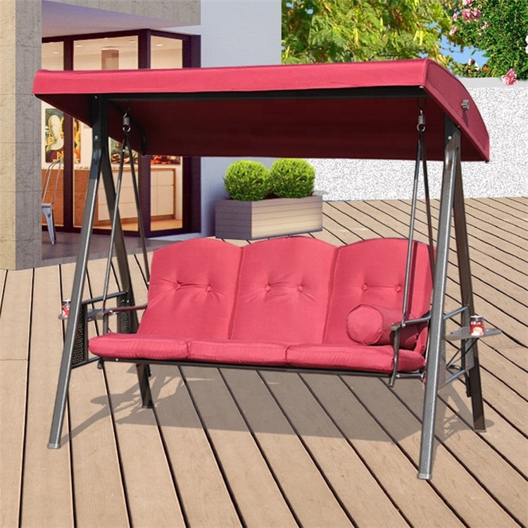 Wholesale price leisure garden swing outdoor patio swing with canopy