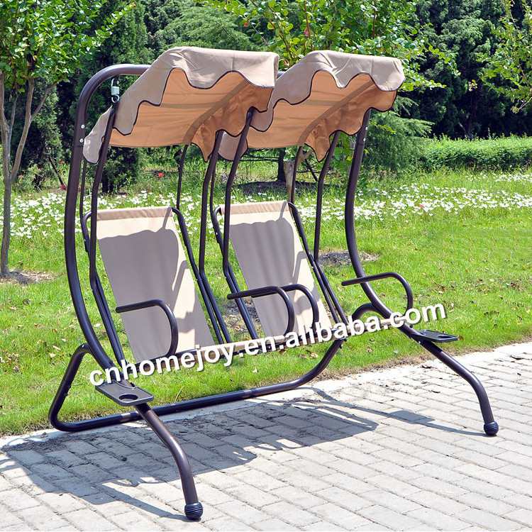 Hot Sale Garden Swing Chair Two Seat Swing Chair with Cushion