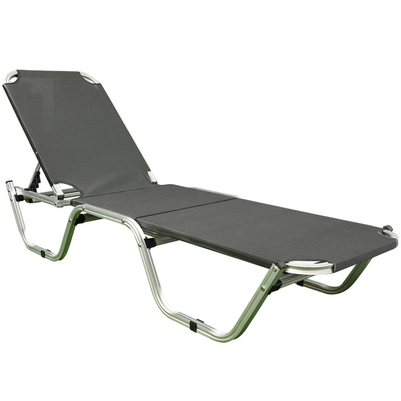 High quality outdoor sun lounger aluminium lounge chair poolside leisure chair