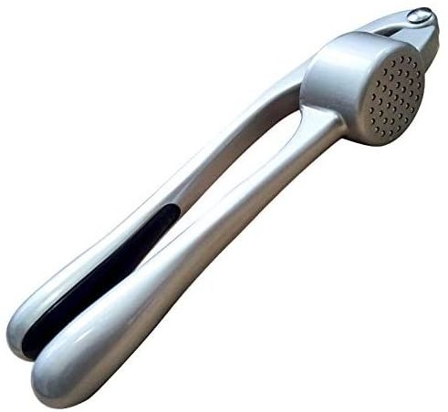 Premium Garlic Press with Soft Easy-Squeeze Ergonomic Handle Sturdy Design Extracts More Garlic Paste Per Clove Garlic Crusher