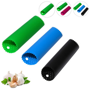 Wholesale Silicone Garlic Peeler Skin Remover Roller Keeper Easy Roller Peeling Tube Useful Kitchen Tool Garlic Peeler