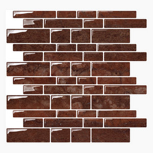 vinyl exterior 3d wall panel colorful decorative brick wall paper 3d panel stickers for wall decoration