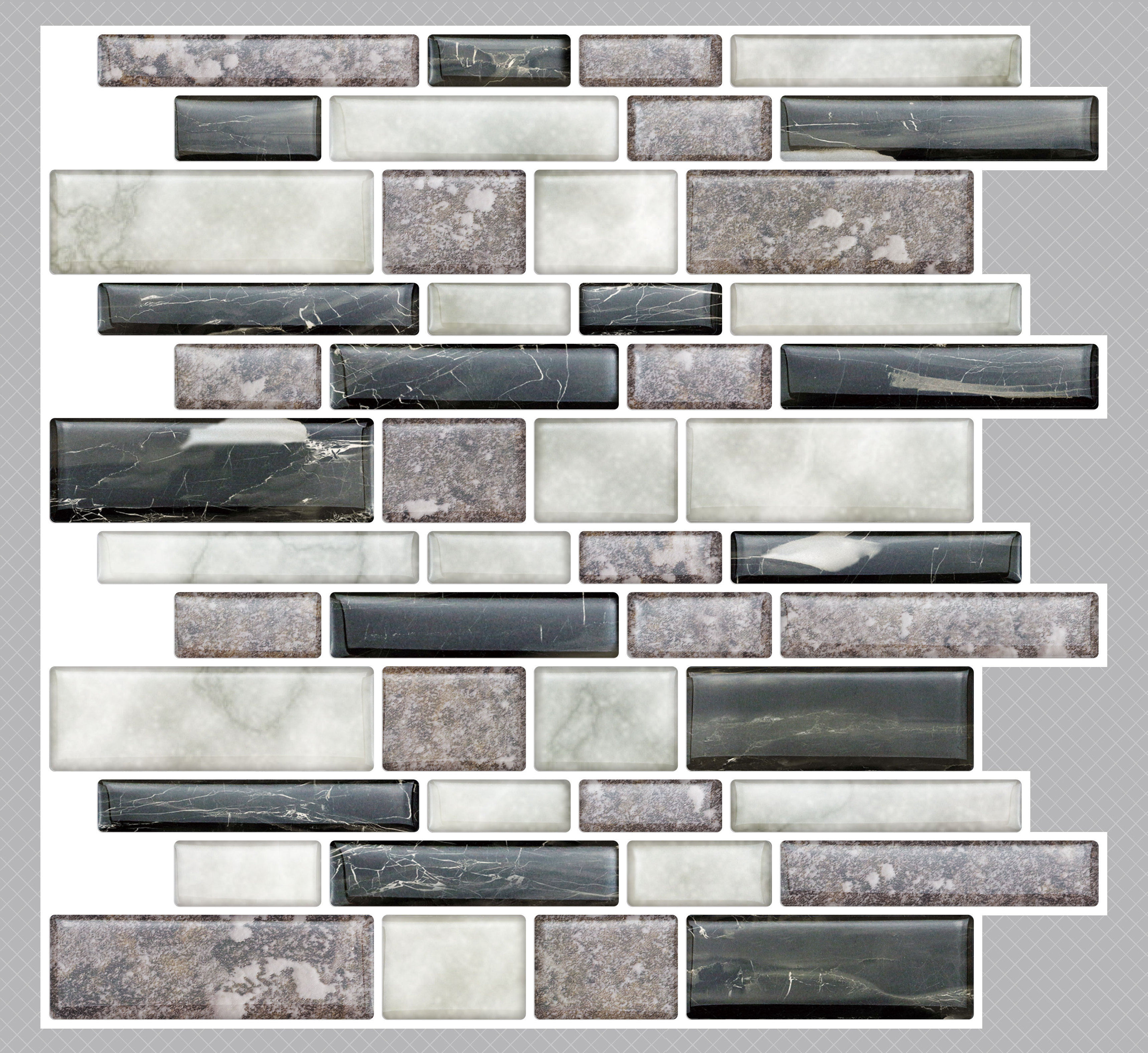 3d peel and stick tile peel and stick backsplash wall tile