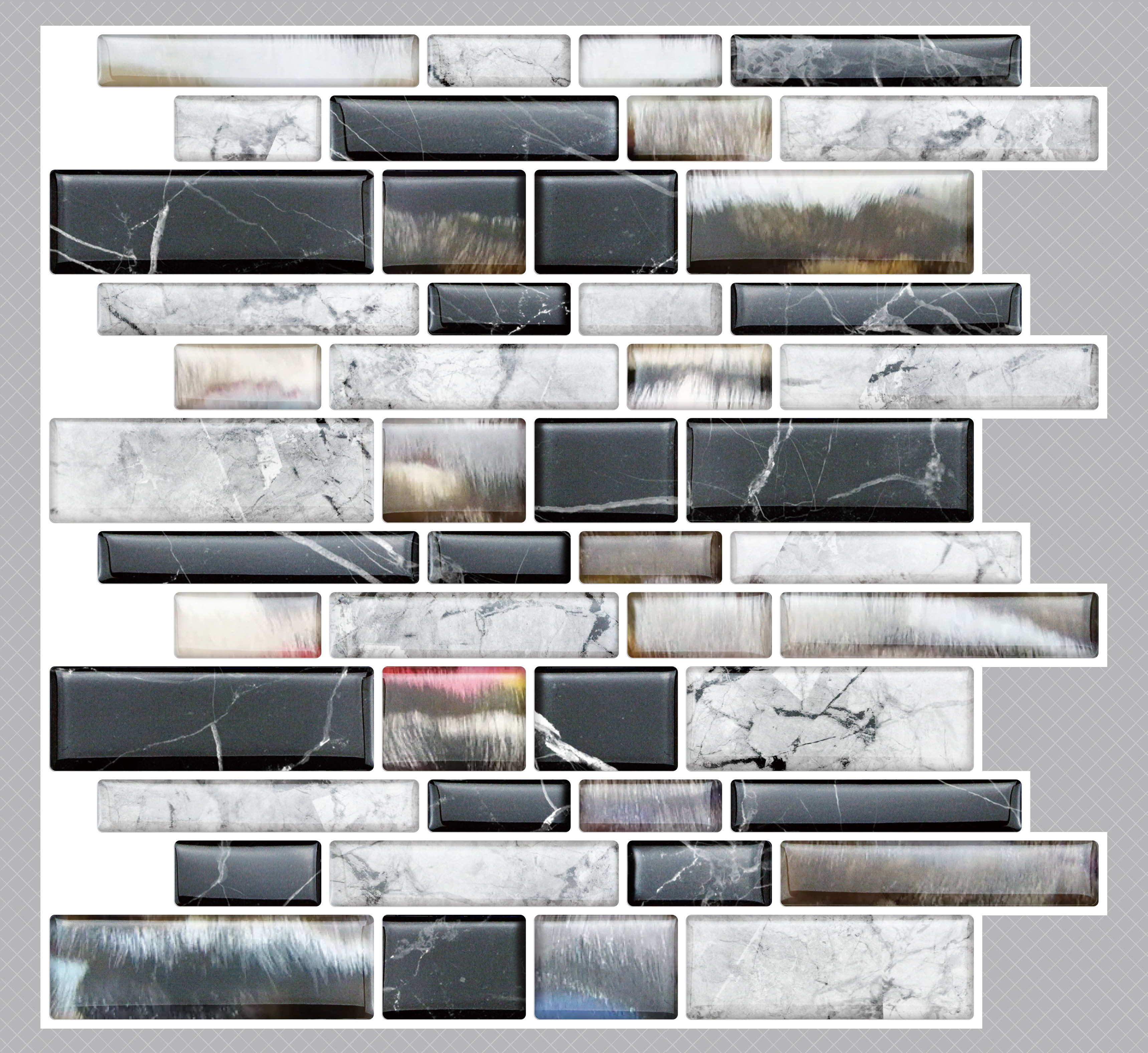 3d peel and stick tile peel and stick backsplash wall tile