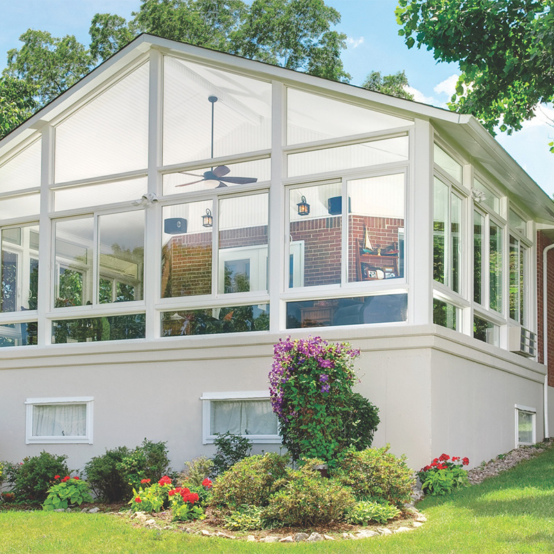 Aluminum Alloy Frame Lean To Aluminum Sunroom Kits Sun Room Glass House