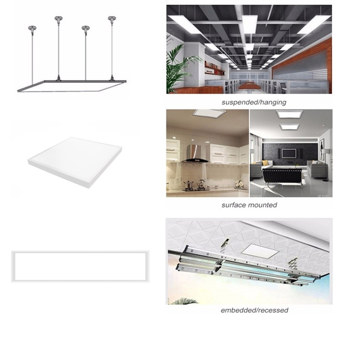 Backlit Panel Light Regular 60x60 30x120 60x120 Flat Panel Energy Saving Back-lit LED Panel Light for Commercial Lighting