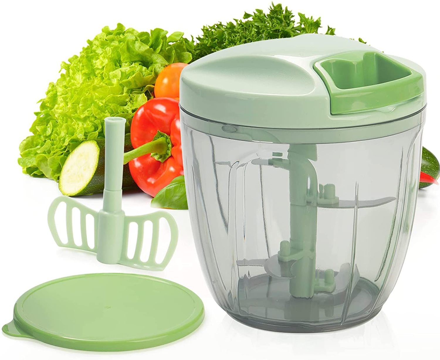 Manual portable Shredder, Manual Vegetable Slicer and Food Processor, Cordless Onion Shredder, Salad shredder, Ma