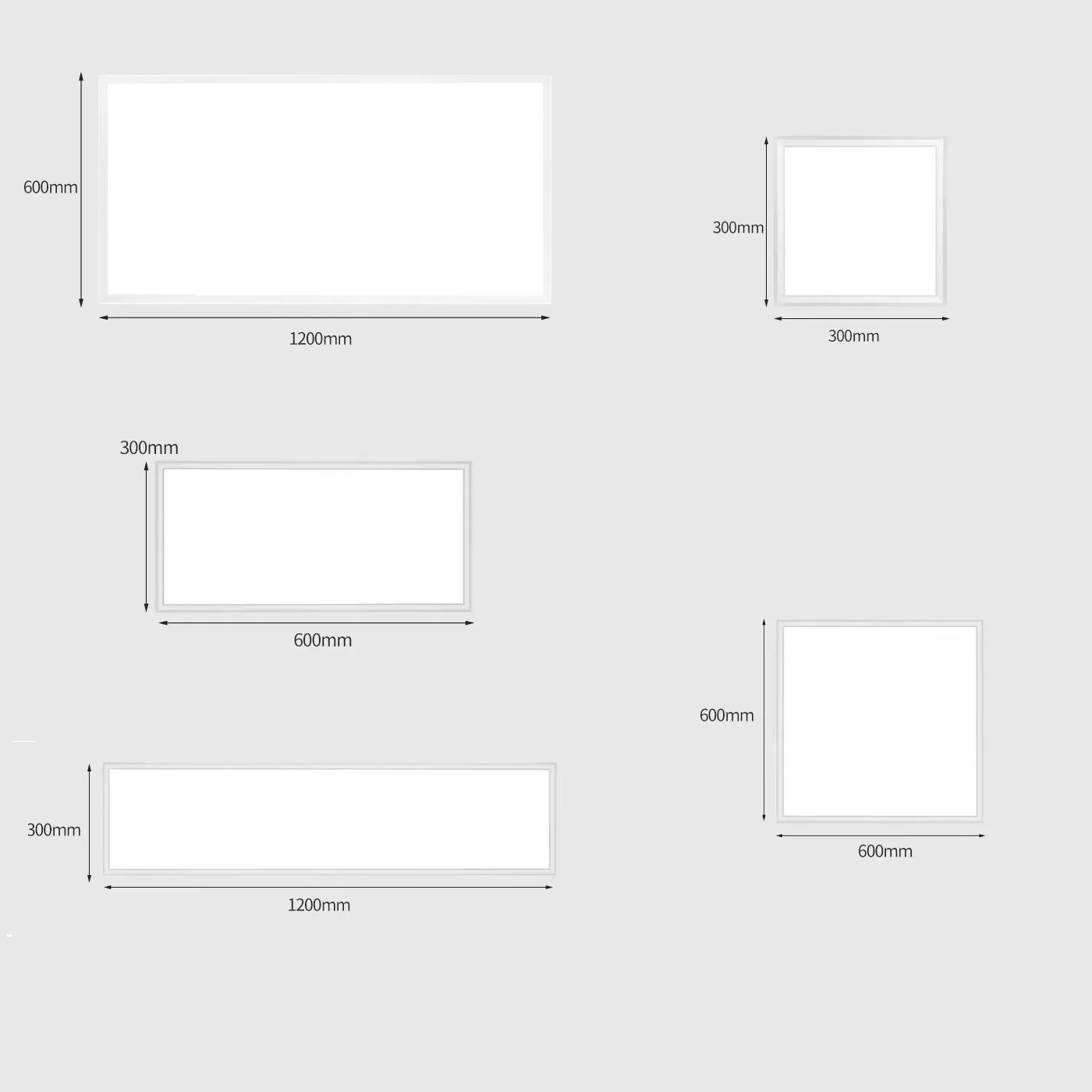 2x2 600x600 2x4 120x60 48w led ceiling light panel for supermarket office hospital ceiling lighting led panel light