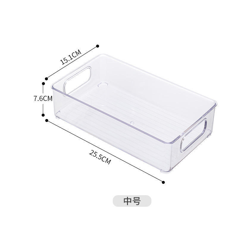 Eco Friendly Wholesale Organizer Bins Save Space Glass Jar Kitchen Organizer acrylic box Plastic Fridge Organizer