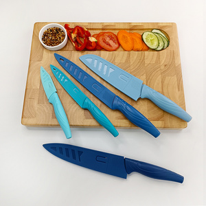 Wholesale custom kitchen chef knives & accessories 5 pcs colorful stainless steel Knife Set Kitchen