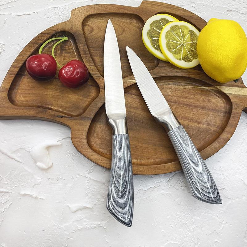 Factory custom logo kitchen Knife Non-stick  Knife Set Stainless Steel Chef Knives With PP Handle