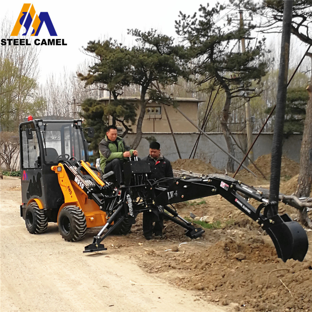 Backhoe of telescopic boom small compact  wheel loader attachmet