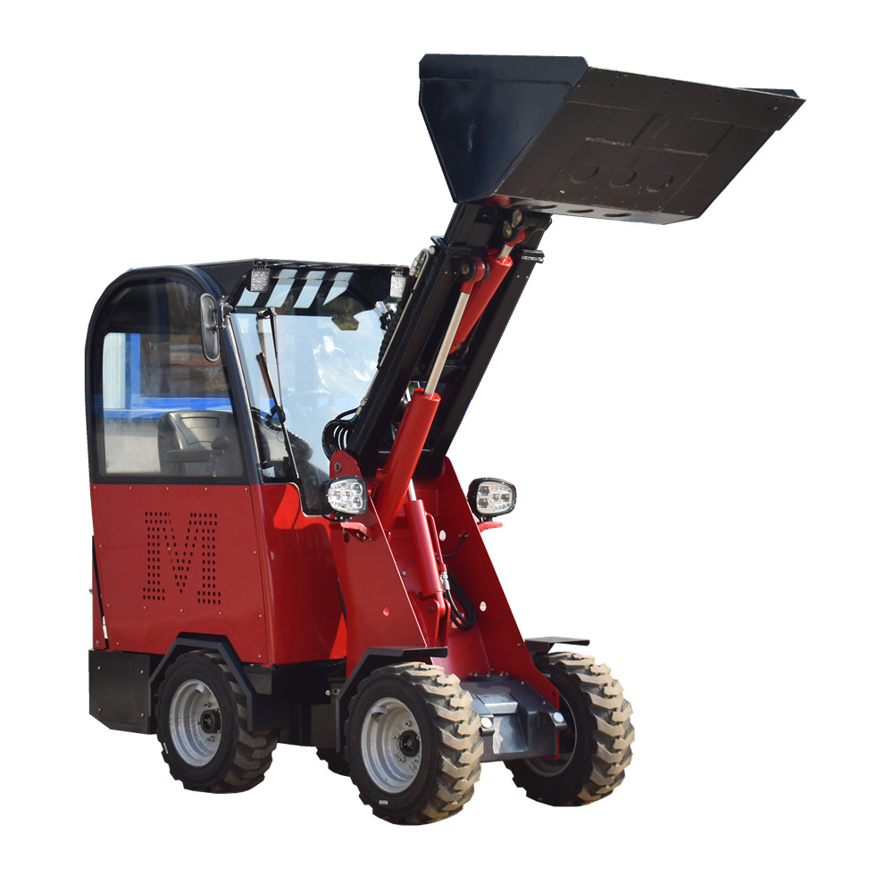 M906 backhoe loader tractor mini wheel loader with electric joystick control