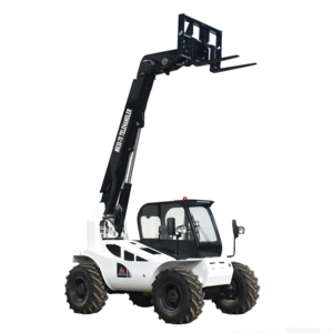 Heavy duty 3 ton capacity 7m telescopic sie boom telehandler forklift with 360 rotating forklift carriage