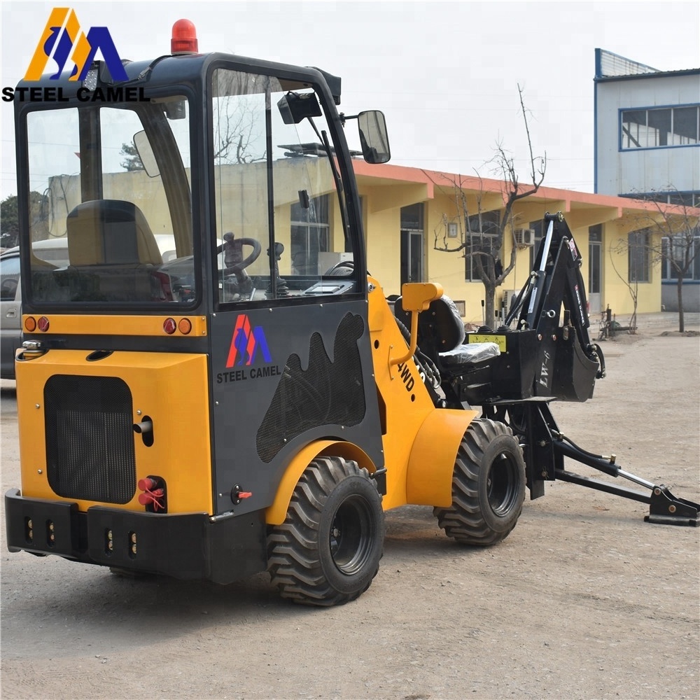 Backhoe of telescopic boom small compact  wheel loader attachmet