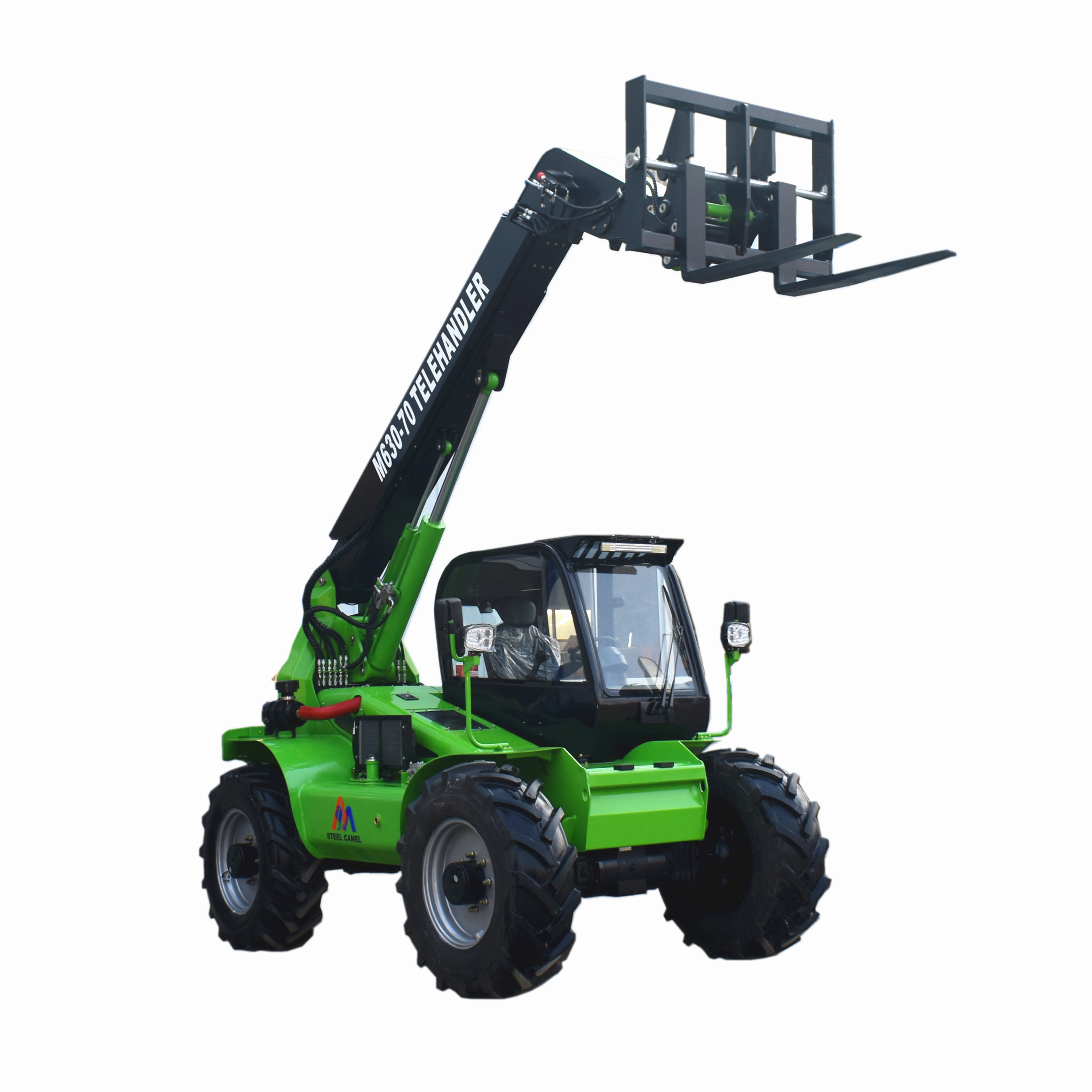 China new design side boom telescopic forklift loader 3 ton 7m telehandler Loader good price Telescopic construction machine