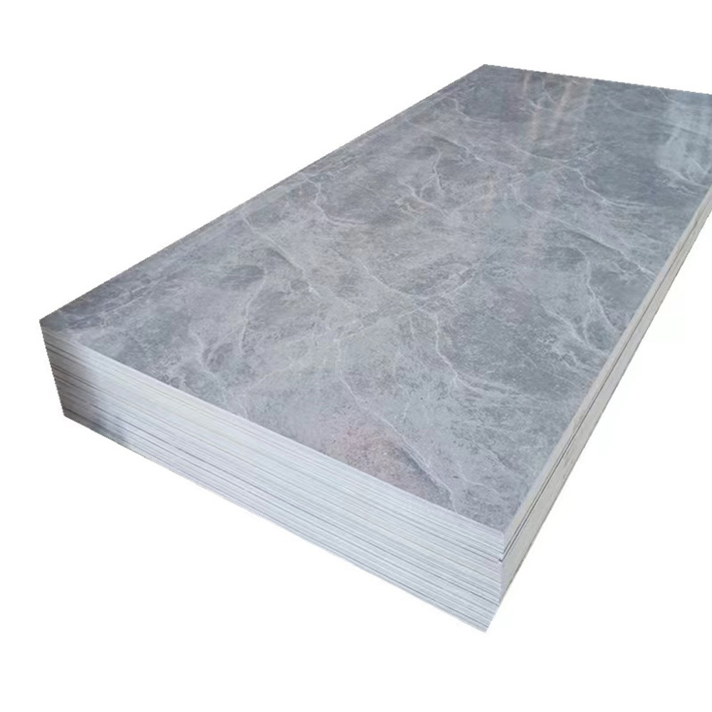 2023 Manufacturer Hotsale Stone Panels 4x8 Pvc Marble Sheet UV coating PVC wall panel PVC marble sheet new color low price