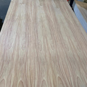 4mm Wood Natural Teak Veneer Faced Fancy Plywood Price For Furniture Wall Almira