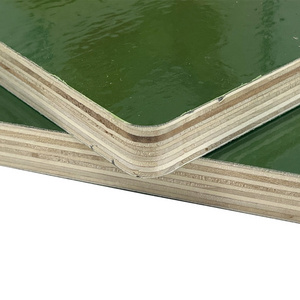 Green PP concrete green color 18mm plywood sheets for sale 4x8 laminated film faced plywood for construction