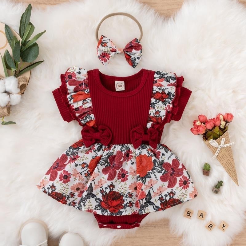 HONGBO baby multicolor party dress infant princess tutu skirt newborn romper infant baby girl dresses 6 9 months for kids