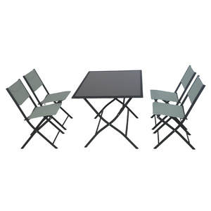 Outdoor Folding Chairs Table Set metal garden bistro set  Patio Bistro Set