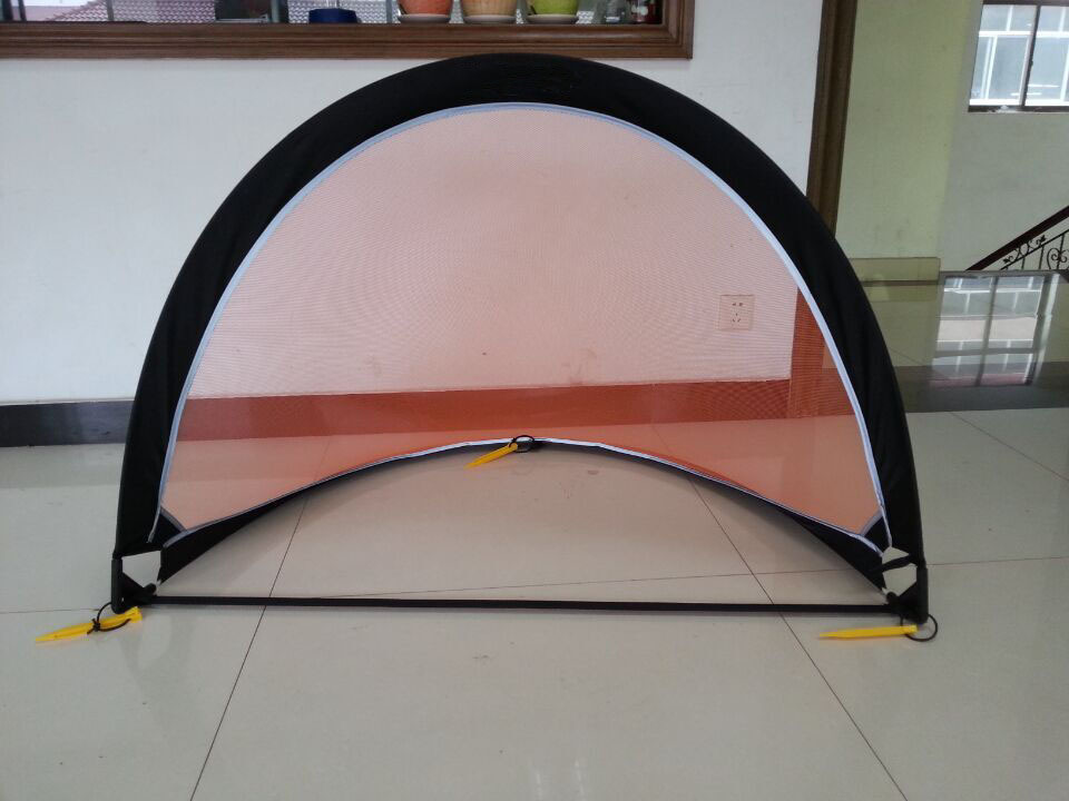 Foldable field pop up soccer goal 2.5ft 4ft 6ft mini football goal