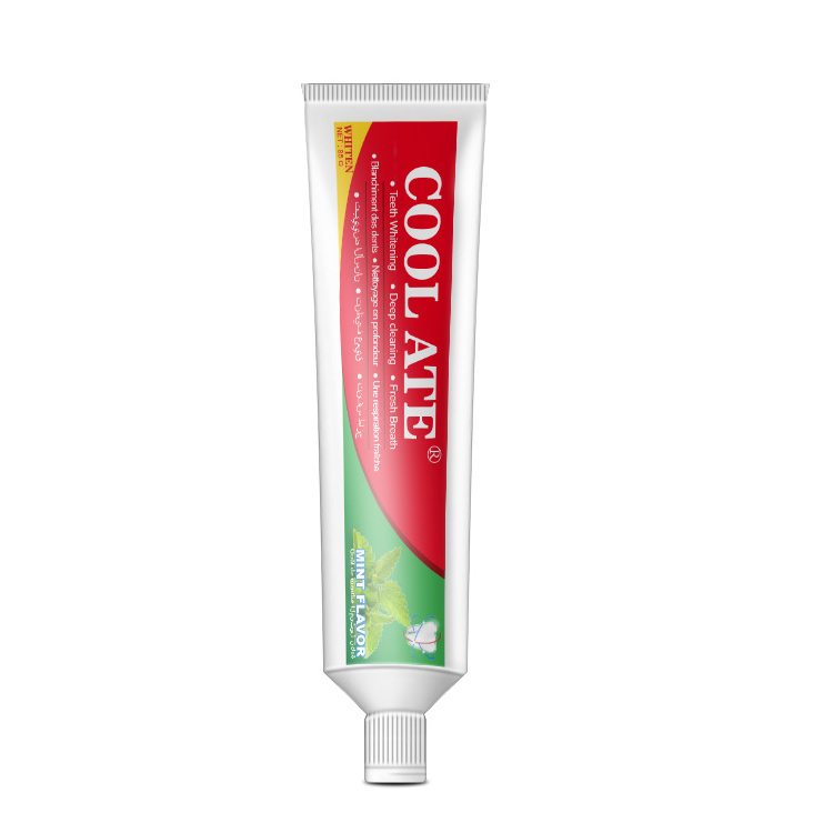 Fluoride Free Tooth Paste Wholesale Distributor Customization Private Label White Teeth Whitening Fresh Breath Mint Toothpaste