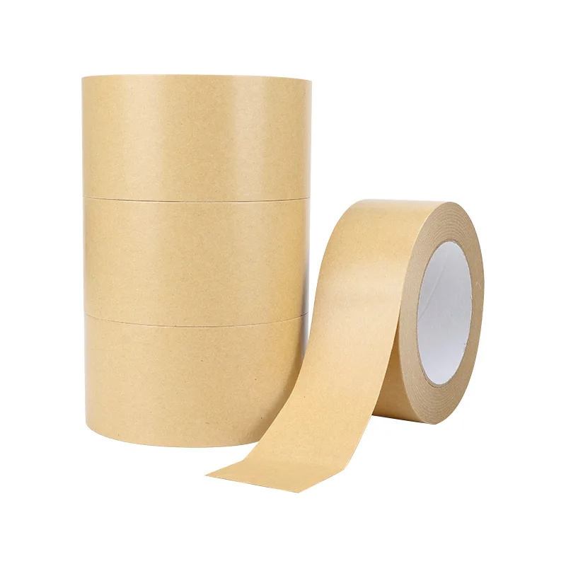 Kraft Paper Tape,Sealing Self Adhesive Tape Car Painting Shelter Mounting Album Photo Frame Paper Tape,Waterproof Tape