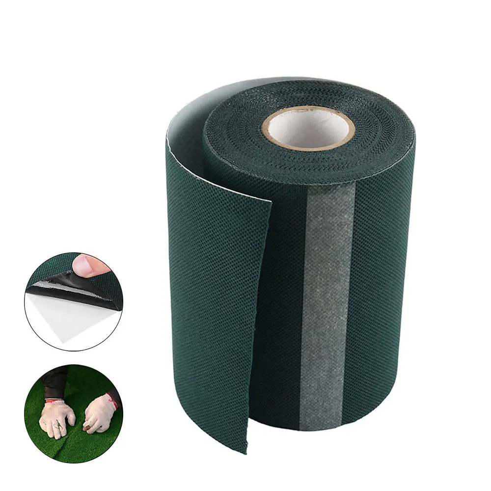 Turf Tape Artificial Grass Self Adhesive Synthetic Turf Seaming Tape for Jointing Garden Lawn, Connecting Pet Rug, Outdoor Grass