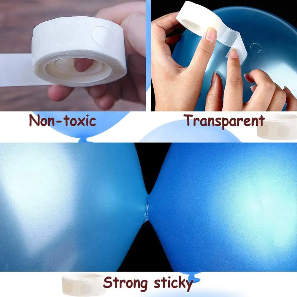 Double-Sided Move Glue Dots Sticker Clear Round Nano Sticky Dots No Traces Sticky Adhesive Sheets Sticker Pads Adhesive Dots