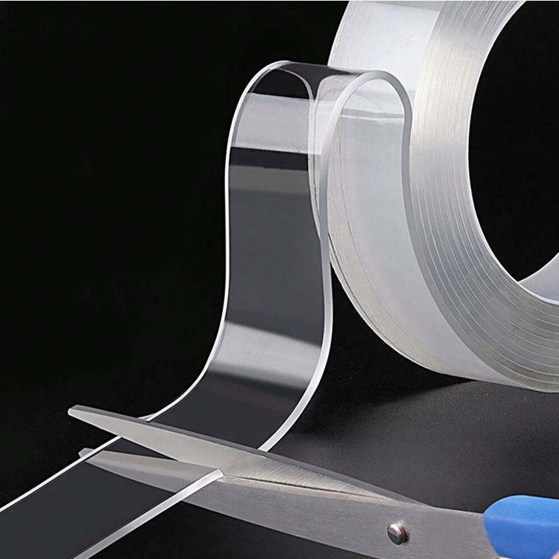 Nano Double Sided Tape Heavy Duty,Extra Strong Sticky Double Sided Mounting Tape,Clear Adhesive Poster Wall Tape for Decoration