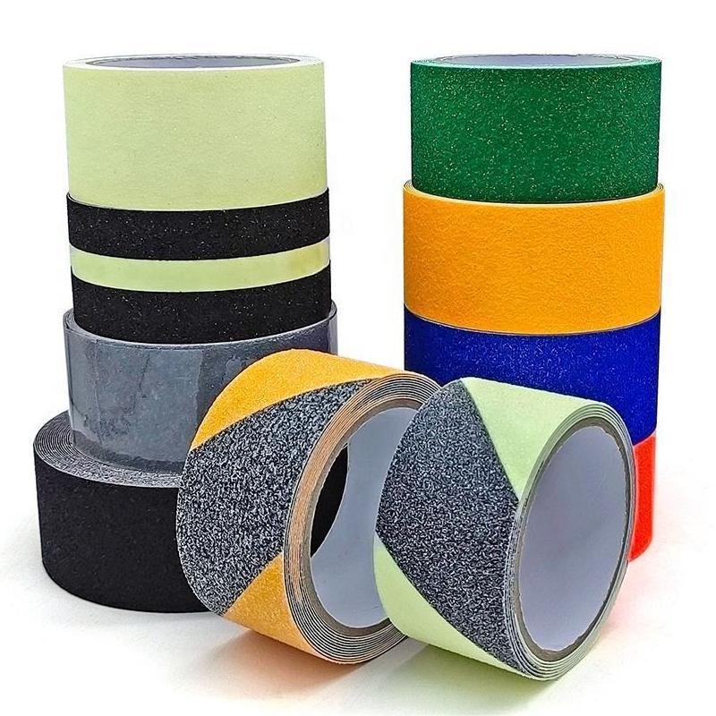 Factory Safety Anti Slip Tape Glow-in-the-dark Frosted Anti Skid Tape PVC Non Stair Sole Treads Non-Slip Skate Grip Tapes