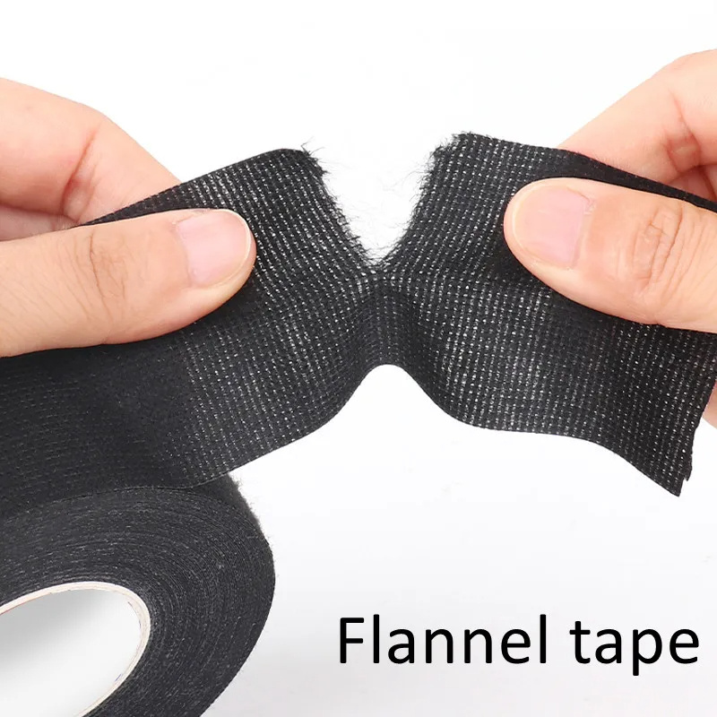 Shipping Tape Automotive Cable Wiring Harness Flannel Electrician Adhesive Tape Noise Reduction Flame Retardant