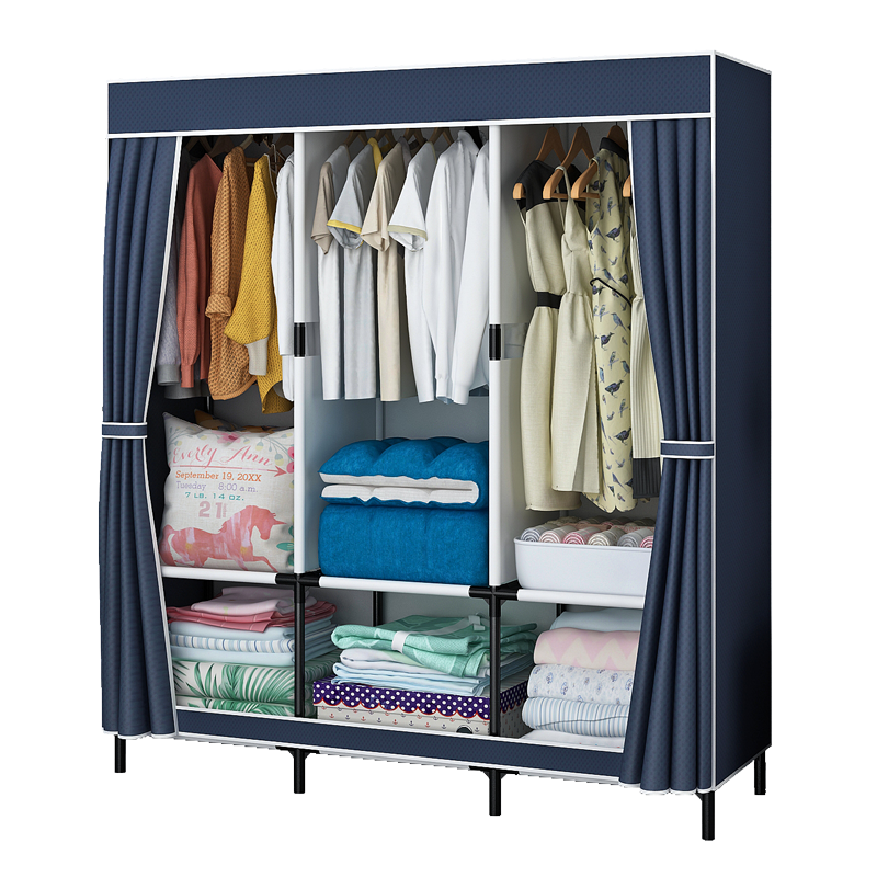 Wholesales Non Woven Fabric Portable Clothes Storage Wardrobe for bedroom