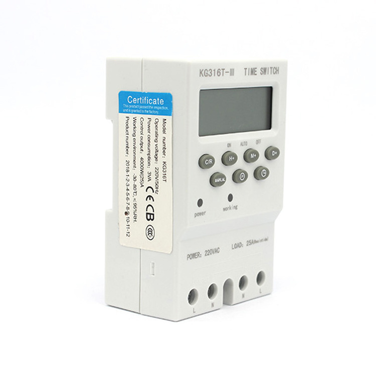 programmable digital timer switch 12 volt dc home light switch ...