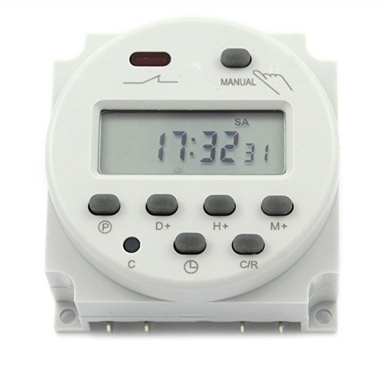 NBL101A Mini 12v Dc Din Rail Analog 28 On/off 24 Hour Programmable Digital Street Light Dc Time Switch Timer Switch