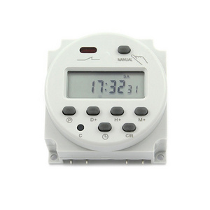 Solar Energy Timer Switch Weekly Programmable Digital Timer Customized Digital Mini Lcd Digital Daily NBL101A 12V Dc 16A 100pcs