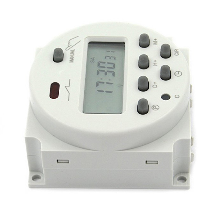 NBL101A Mini 12v Dc Din Rail Analog 28 On/off 24 Hour Programmable Digital Street Light Dc Time Switch Timer Switch