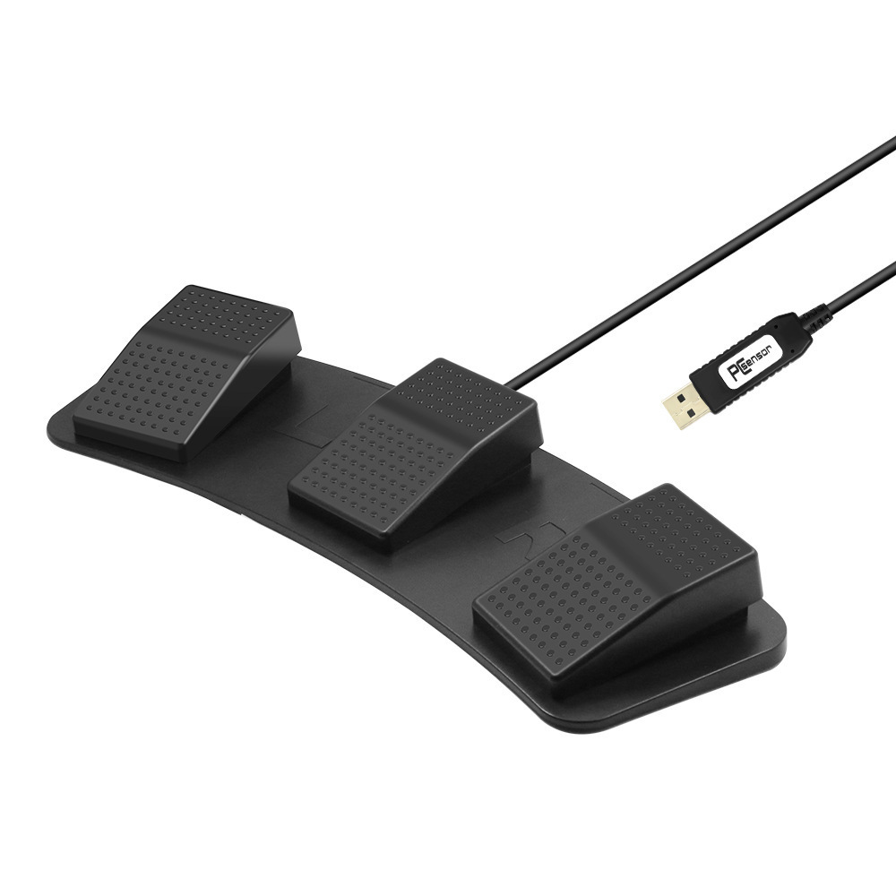 USB 3 Pedal Poof Foot Switch FS3-P Plastic 100-500ma ON-OFF 1year Holso Black 114mm*375mm*33mm 350g 5V