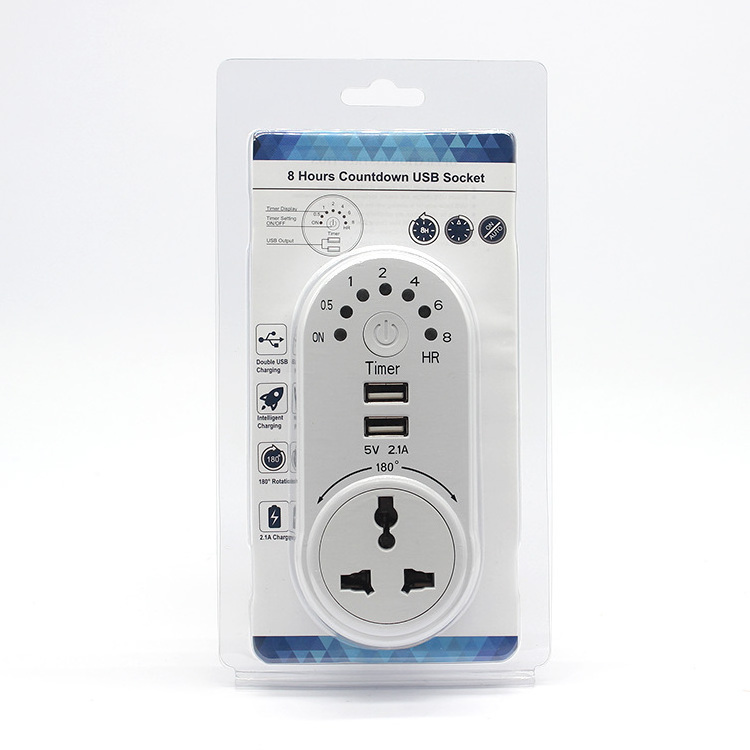 HOLSO GEU74A VN mechanical kitchen timer rice cooker switch power socket with usb outlet