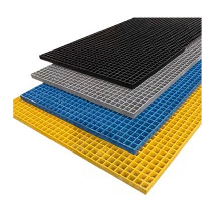 Customized Composite Fiberglass Mesh Walkway FRP GRP Moulded And Pultruded Platform Grating