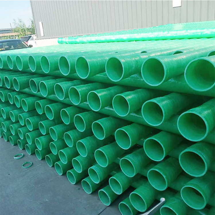 High Performance FRP GRP Fiberglass Reinforced Plastic Round Tube Pultrusion FRP Round Pipe