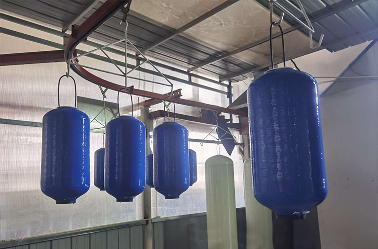 FRP GRP Fiberglass Pressure Vessel Storage Water Tank For RO Water System