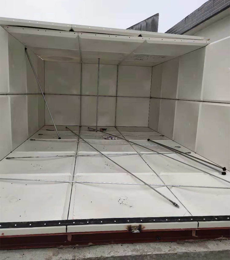 FRP GRP SMC Hot Sale GRP FRP SMC Fiberglass Panel Square Big Large Rain Water Storage Tank Cheap Price 10000 50000 Litre Section