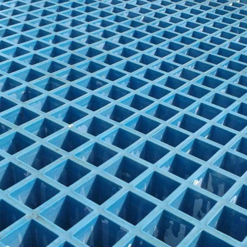 Molded FRP grating with chequered mesh fiberglass FRP grating manhole cover fiberglass plastic grating 4x8 feet FRP sheets